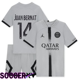 Paris Saint Germain (Juan Bernat 14) Kids Away Jersey 2022/2023