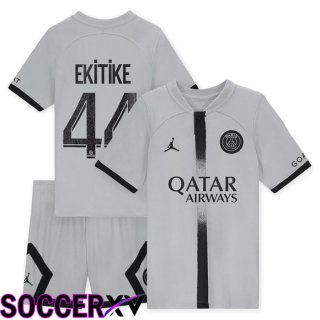 Paris Saint Germain (Ekitike 44) Kids Away Jersey 2022/2023