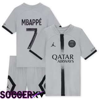 Paris Saint Germain (Mbappé 7) Kids Away Jersey 2022/2023