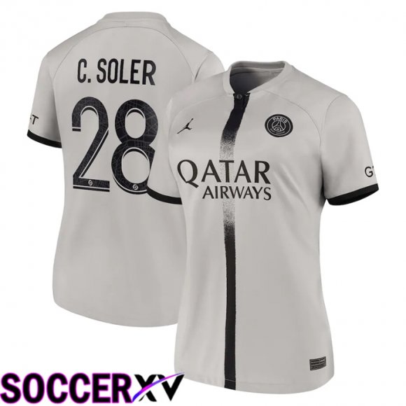 Paris Saint Germain (C.Soler 28) Womens Away Jersey 2022/2023