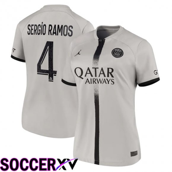 Paris Saint Germain (Sergio Ramos 4) Womens Away Jersey 2022/2023