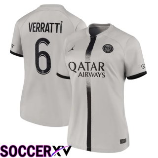 Paris Saint Germain (Verratti 6) Womens Away Jersey 2022/2023