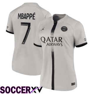 Paris Saint Germain (Mbappé 7) Womens Away Jersey 2022/2023