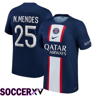 Paris Saint Germain (N.Mendes 25) Home Jersey 2022/2023