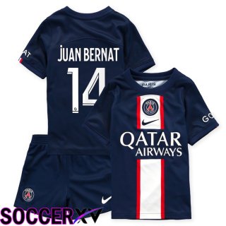 Paris Saint Germain (Juan Bernat 14) Kids Home Jersey 2022/2023