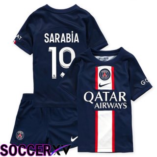 Paris Saint Germain (Sarabia 19) Kids Home Jersey 2022/2023