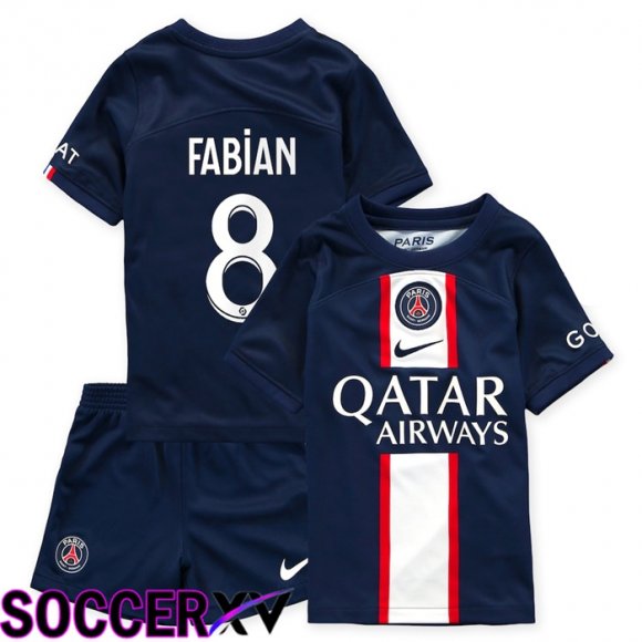 Paris Saint Germain (Fabian 8) Kids Home Jersey 2022/2023