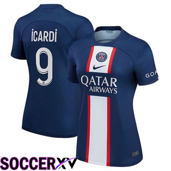 Paris Saint Germain (Icardi 9) Womens Home Jersey 2022/2023