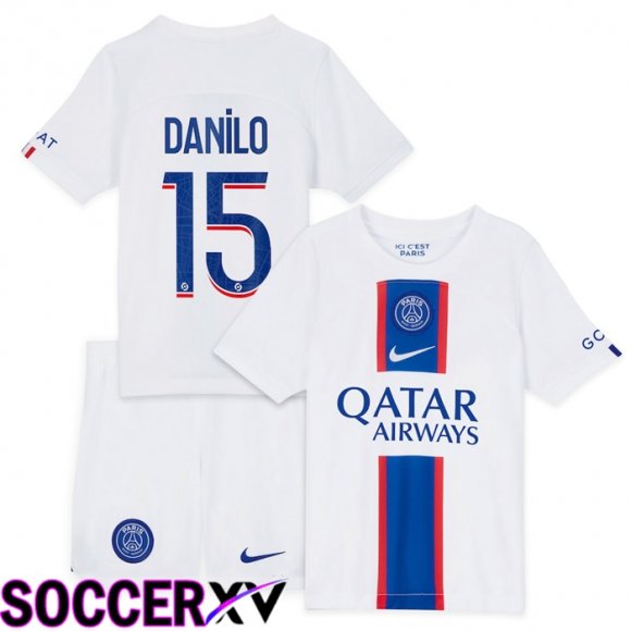 Paris Saint Germain (Danilo 15) Kids Third Jersey 2022/2023