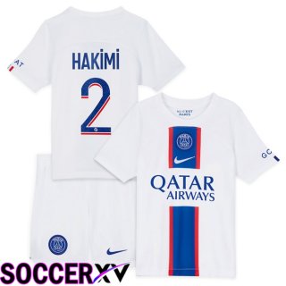 Paris Saint Germain (Hakimi 2) Kids Third Jersey 2022/2023