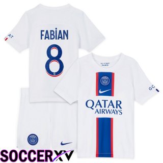 Paris Saint Germain (Fabian 8) Kids Third Jersey 2022/2023