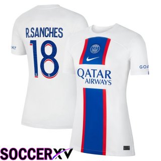 Paris Saint Germain (R.Sanches 18) Womens Third Jersey 2022/2023