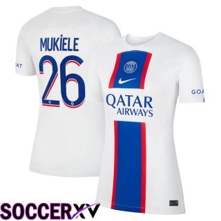 Paris Saint Germain (Mukiele 26) Womens Third Jersey 2022/2023