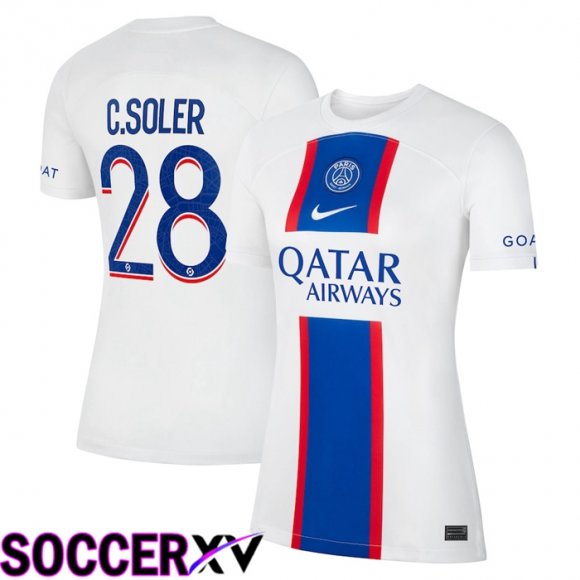 Paris Saint Germain (C.Soler 28) Womens Third Jersey 2022/2023