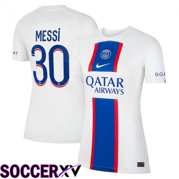 Paris Saint Germain (Messi 30) Womens Third Jersey 2022/2023