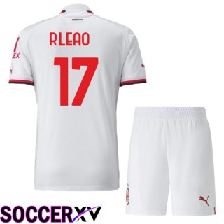 AC Milan (R.Leao 17) Kids Away Jersey 2022/2023