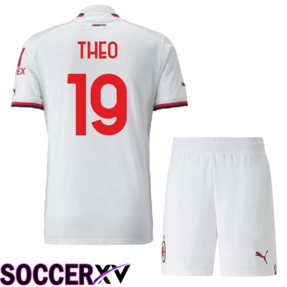 AC Milan (Theo 19) Kids Away Jersey 2022/2023