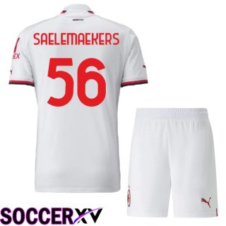 AC Milan (Saelemaekers 56) Kids Away Jersey 2022/2023