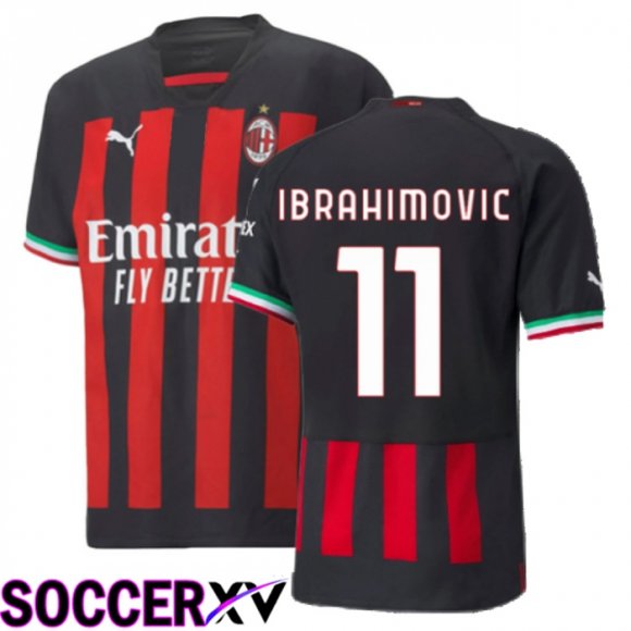 AC Milan (Ibrahimovic 11) Home Jersey 2022/2023