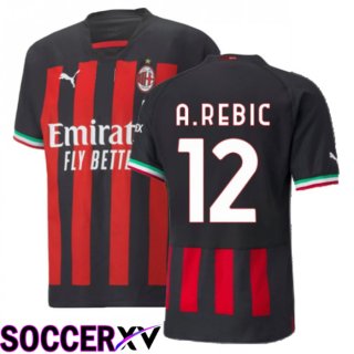 AC Milan (A.Rebic 12) Home Jersey 2022/2023