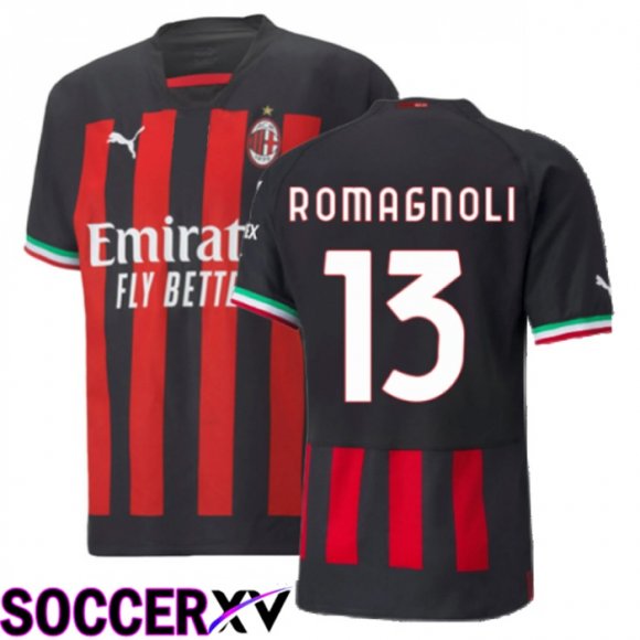 AC Milan (Romagnoli 13) Home Jersey 2022/2023