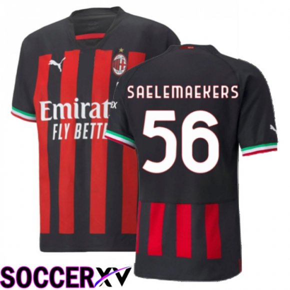 AC Milan (Saelemaekers 56) Home Jersey 2022/2023