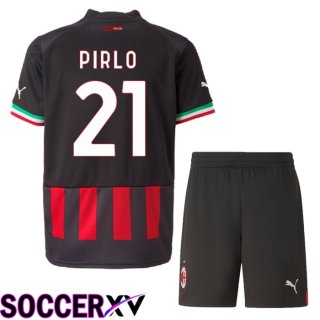 AC Milan (Pirlo 21) Kids Home Jersey 2022/2023