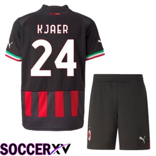 AC Milan (Kjaer 24) Kids Home Jersey 2022/2023