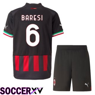 AC Milan (Baresi 6) Kids Home Jersey 2022/2023