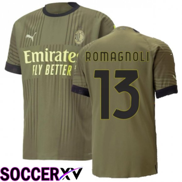 AC Milan (Romagnoli 13) Third Jersey 2022/2023