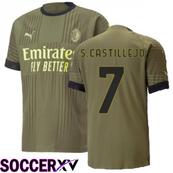 AC Milan (S.Castillejo 7) Third Jersey 2022/2023