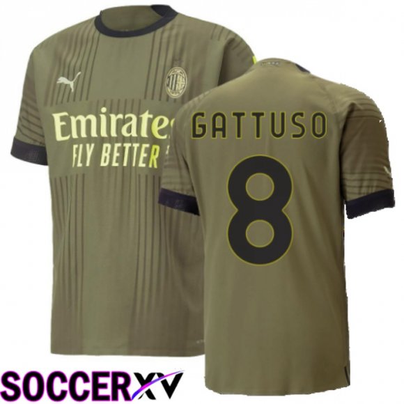 AC Milan (Gattuso 8) Third Jersey 2022/2023