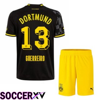 Borussia Dortmund (GUERREIRO 13) Kids Away Jersey 2022/2023