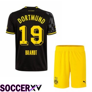 Borussia Dortmund (BRANDT 19) Kids Away Jersey 2022/2023