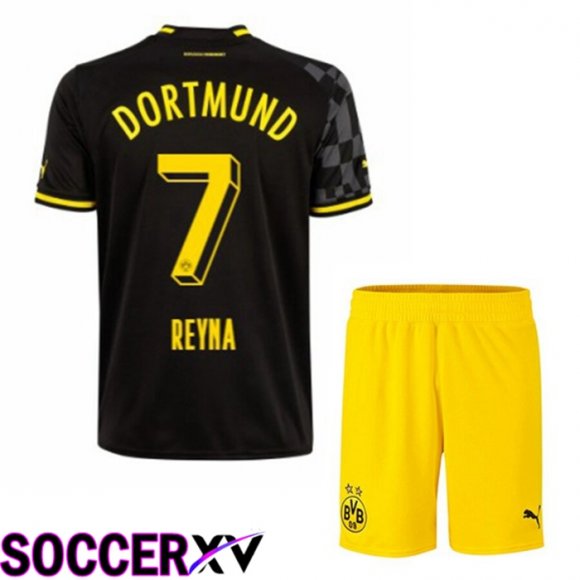 Borussia Dortmund (REYNA 7) Kids Away Jersey 2022/2023