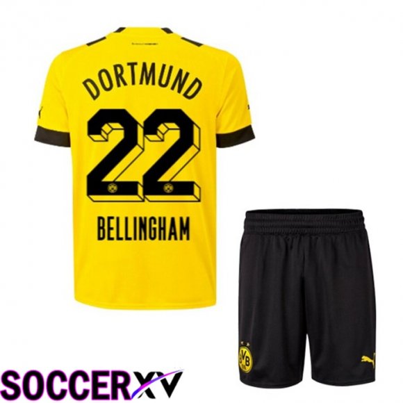 Borussia Dortmund (BELLINGHAM 22) Kids Home Jersey 2022/2023