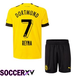 Borussia Dortmund (REYNA 7) Kids Home Jersey 2022/2023