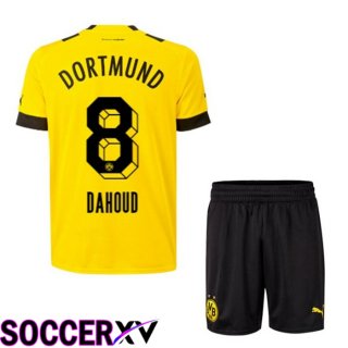 Borussia Dortmund (DAHOUD 8) Kids Home Jersey 2022/2023