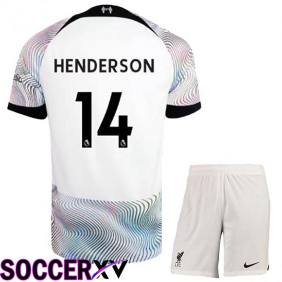 FC Liverpool（HENDERSON 14）Kids Away Jersey 2022/2023