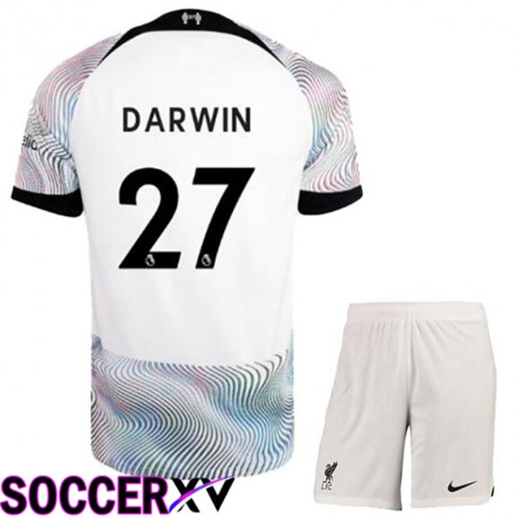 FC Liverpool（DARWIN 27）Kids Away Jersey 2022/2023