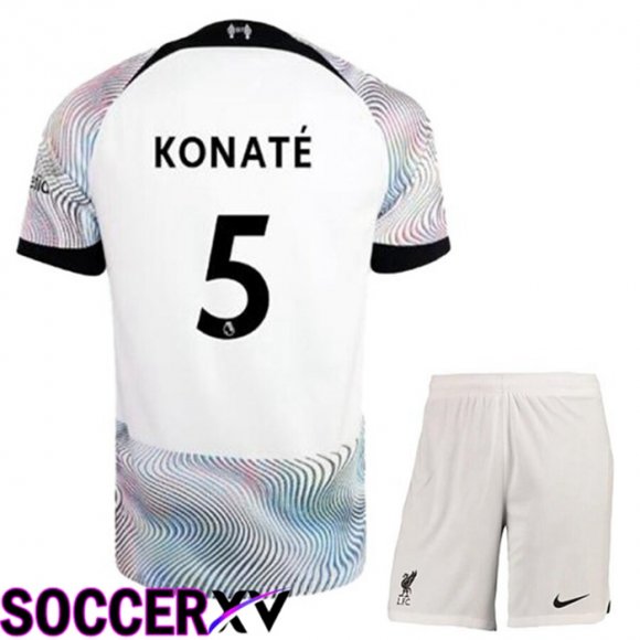 FC Liverpool（KONATE 5）Kids Away Jersey 2022/2023