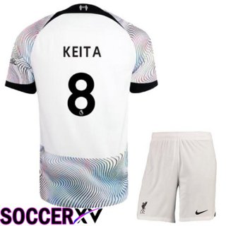 FC Liverpool（KEITA 8）Kids Away Jersey 2022/2023