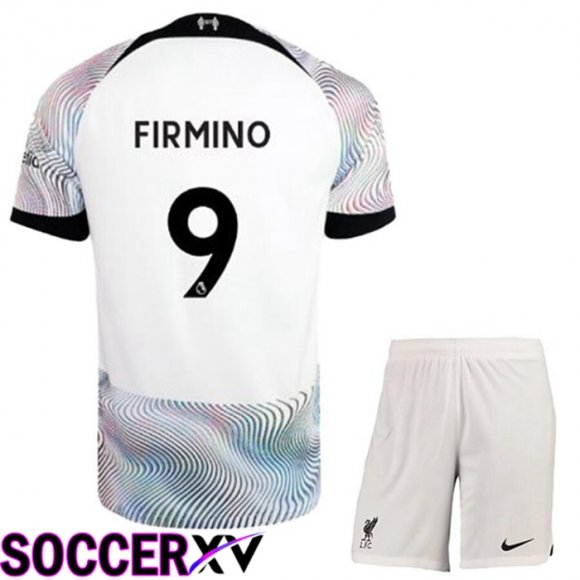 FC Liverpool（FIRMINO 9）Kids Away Jersey 2022/2023