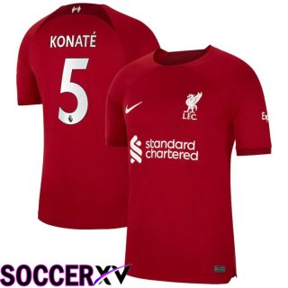 FC Liverpool（KONATE 5）Home Jersey 2022/2023