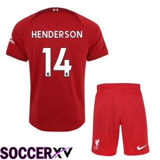 FC Liverpool（HENDERSON 14）Kids Home Jersey 2022/2023