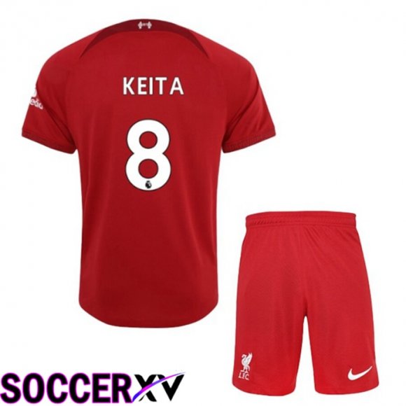 FC Liverpool（KEITA 8）Kids Home Jersey 2022/2023