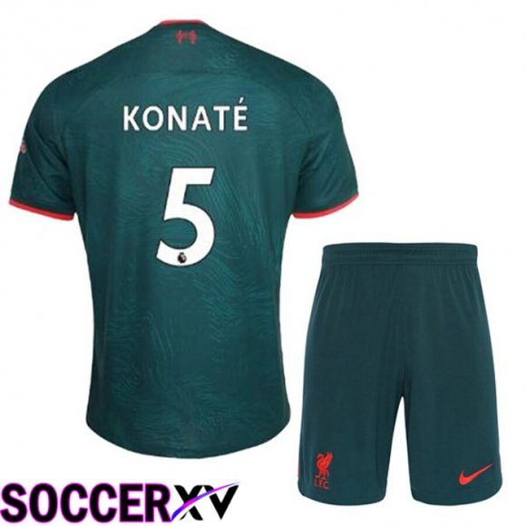 FC Liverpool（KONATE 5）Kids Third Jersey 2022/2023