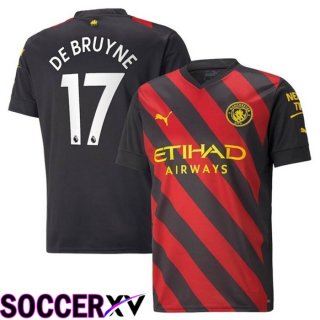 Manchester City（DEBRUYNE 17）Away Jersey 2022/2023