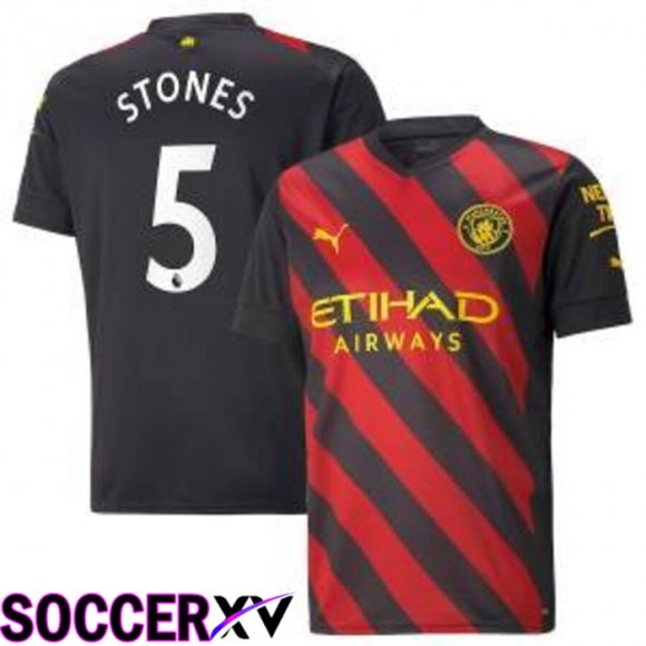 Manchester City（STONES 5）Away Jersey 2022/2023