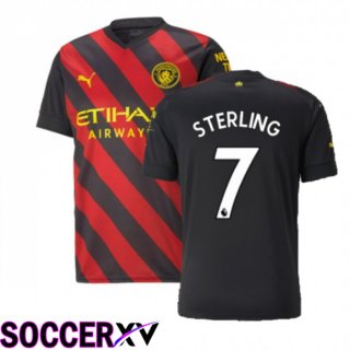 Manchester City（STERLING 7）Away Jersey 2022/2023